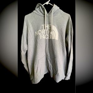 The North Face grey sweatshirt hoodie